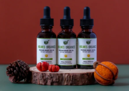 HOLMES ORGANIC CBD OIL TINCTURES