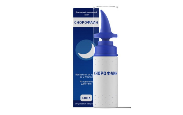 Снорофлин – спрей для борьбы с храпом