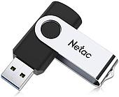 USB Флеш 256GB 3.0 Netac U505/256GB черный-серебро