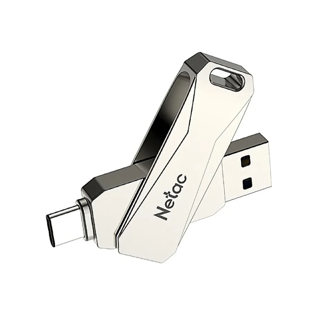 USB Флеш 128GB 3.0 Netac U782C/128GB Type-C металл