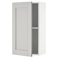 KNOXHULT КНОКСХУЛЬТ Навесной шкаф с дверцей, серый, 40x75 см