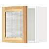 METOD МЕТОД Навесной шкаф со стеклянной дверью, белый/Торхэмн ясень, 40x40 см
