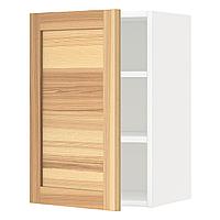 METOD МЕТОД Шкаф навесной с полкой, белый/Торхэмн ясень, 40x60 см
