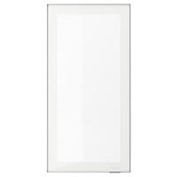 JUTIS ЮТИС Стеклянная дверь, матовое стекло/алюминий, 40x80 см