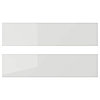 RINGHULT РИНГУЛЬТ Фронтальная панель ящика, глянцевый светло-серый, 40x10 см