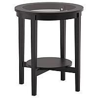 MALMSTA МАЛМСТА Придиванный столик, черно-коричневый, 54 см