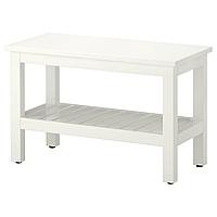 HEMNES ХЕМНЭС Скамья, белый, 83 см