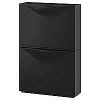 TRONES ТРОНЭС Галошница/шкаф, черный, 52x39 см 603.973.14 TRONES ТРОНЭС Галошница/шкаф, черный, 52x39 см