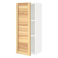 METOD МЕТОД Шкаф навесной с полкой, белый/Торхэмн ясень, 40x100 см