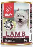 BLITZ LAMB 400г (Ягненок с индейкой) – влажный корм для собак