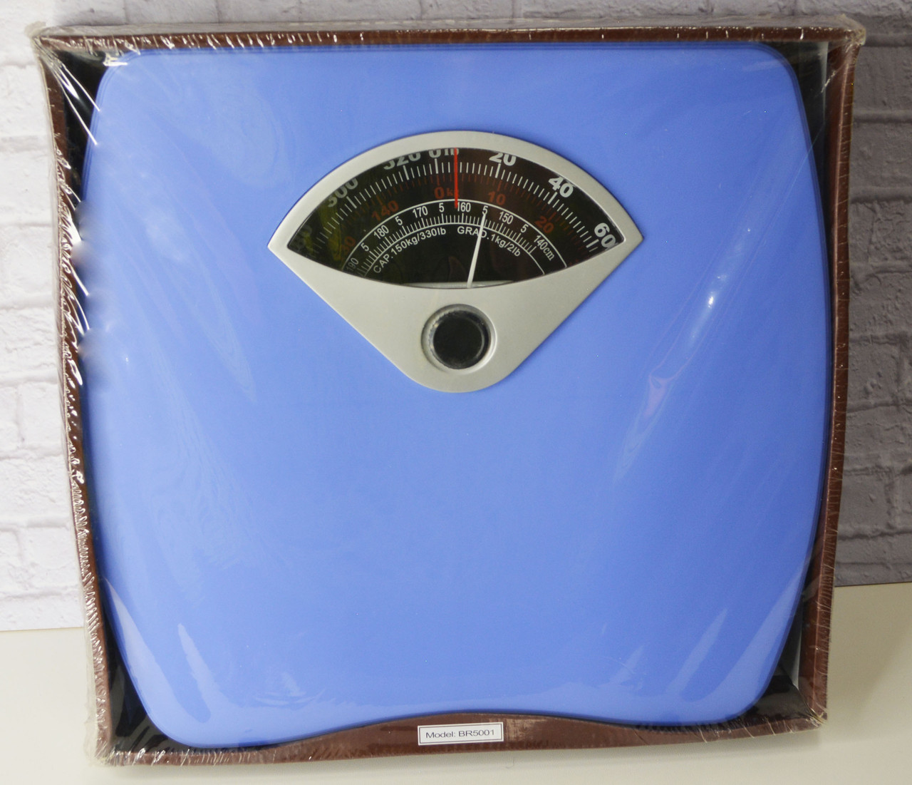  напольные весы до 150 кг Mechanical personal scale синие .