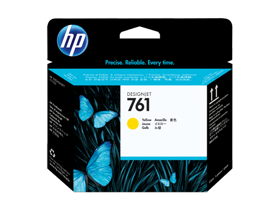 HP CH645A Печатающая головка желтая HP 761 для Designjet T7100, T7200