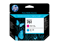 HP CH646A Печатающая головка пурпурная и голубая HP 761 для Designjet T7100, T7200