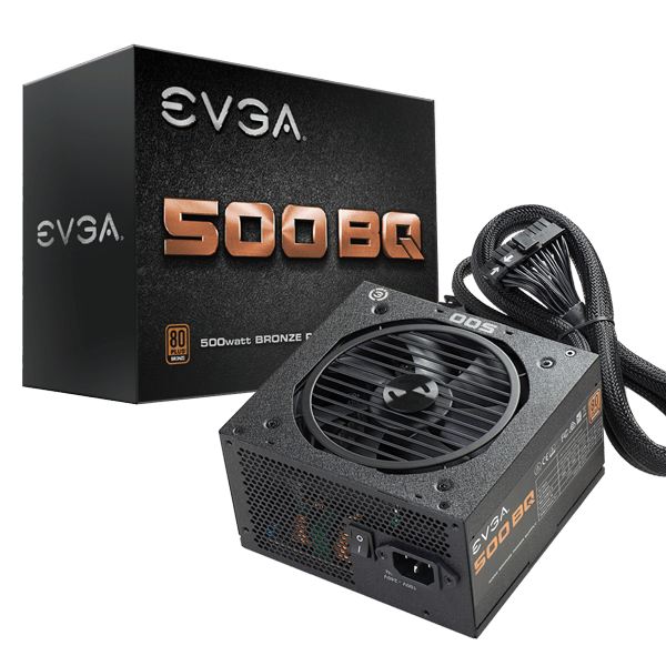 Блок питания ATX 500W EVGA 500 BQ 110-BQ-0500-K2