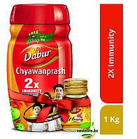 Чаванпраш Двойной иммунитет (Chyawanprash Double Immunity), 1 кг
