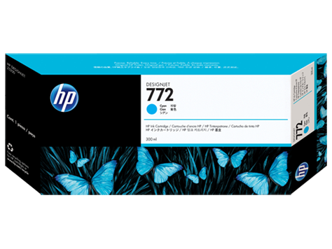 HP CN636A Картридж голубой HP 772 для Designjet Z5200/Z5400, 300 мл
