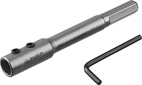 Удлинитель для сверл Левиса, ЗУБР, 140 мм, HEX 12.5 мм (2953-12-140), фото 2