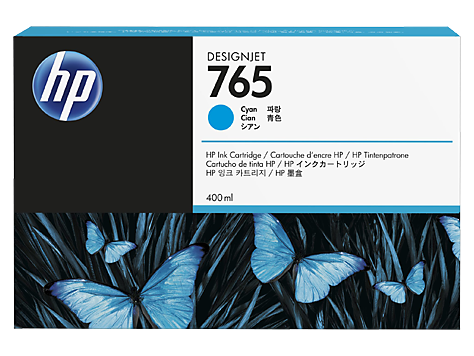 HP F9J52A Картридж голубой HP 765 для Designjet T7200
