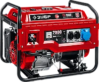Бензиновый генератор ЗУБР, 7 кВт, с электростартером, серия "Мастер" (СБ-7000Е)