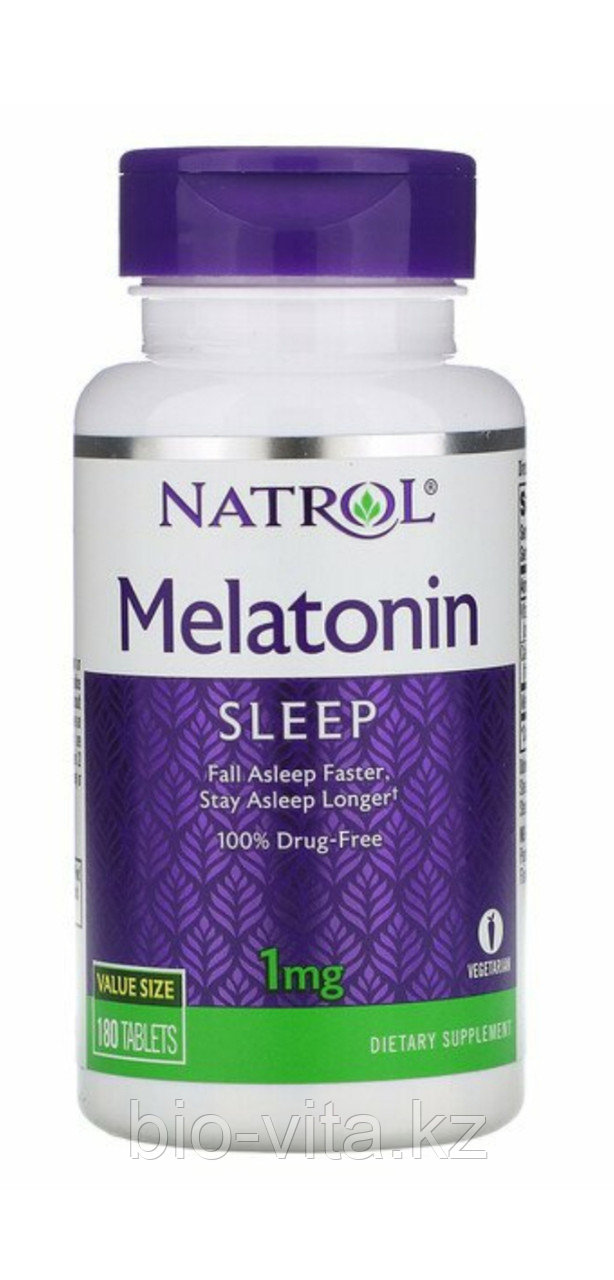Мелатонин , 1 мг, 180 таблеток. Natrol