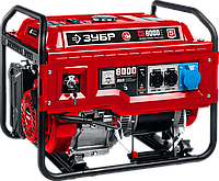 Бензиновый генератор ЗУБР, 8 кВт, с электростартером, серия "Мастер" (СБ-8000Е)