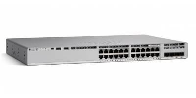 Коммутатор Cisco Catalyst, 24 x GE, PoE+, Network Advantage [C9200-24P-A]