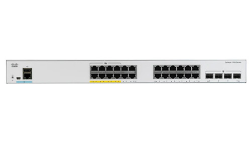 Коммутатор Cisco Catalyst 1000, 24xGE Full PoE+, 4x10G SFP+ [C1000-24FP-4X-L]