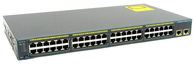 Коммутатор Cisco Catalyst, 48 x FE, 2 x GE, LAN Base [WS-C2960-48TT-L]