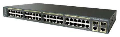 Коммутатор Cisco Catalyst, 48 x FE (PoE), 2 x GE, 2 x SFP, LAN Base [WS-C2960-48PST-L]