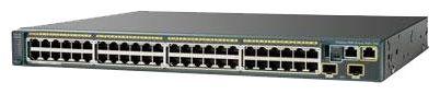 Коммутатор Cisco Catalyst, 48 x GE (PoE), 2 x SFP+, LAN Base [WS-C2960S-48LPD-L]