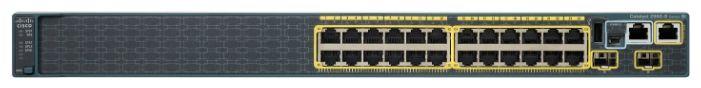 Коммутатор Cisco Catalyst, 24 x GE (PoE), 2 x SFP+, LAN Base [WS-C2960S-24PD-L]