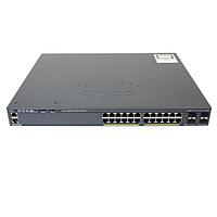 Коммутатор Cisco Catalyst, 24 x GE (PoE), 4 x 1G SFP, LAN Base [WS-C2960X-24PS-L]