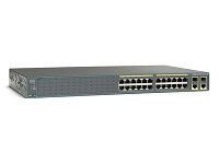 Коммутатор Cisco Catalyst, 24 x FE (PoE), 2 x GE/SFP, LAN Base [WS-C2960R+24PC-L]