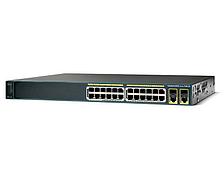 Коммутатор Cisco Catalyst, 24 x FE (PoE), 2 x GE/SFP, LAN Base [WS-C2960+24PC-L]
