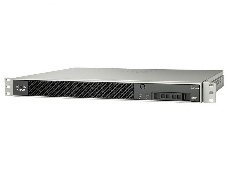 Межсетевой экран Cisco, 6 x GE, 250 IPSec, DES [ASA5512-K8]