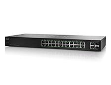 Коммутатор Cisco 110, 24x10/100Mb, 2 комбо-порта GE [SF112-24-EU]