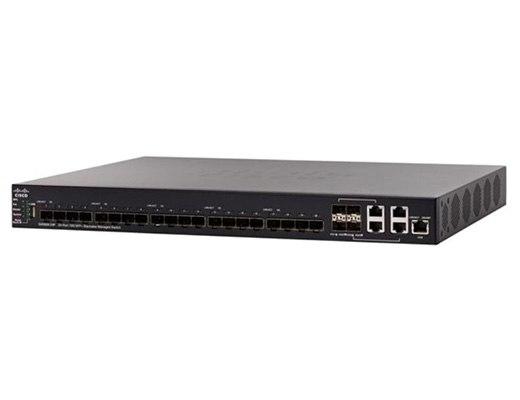 Коммутатор Cisco 550X, 20xSFP+, 4 комбо-порта 10GE [SX550X-24F-K9-EU]