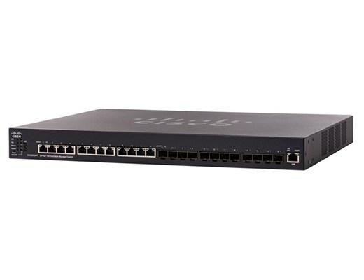Коммутатор Cisco 550X, 12x10GE, 12xSFP+ [SX550X-24FT-K9-EU]