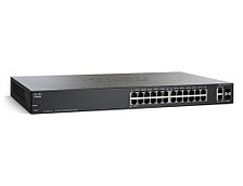 Smart коммутатор Cisco, 24 порта 10/100 Мб/с RJ-45 [SF250-24P-K9-EU]