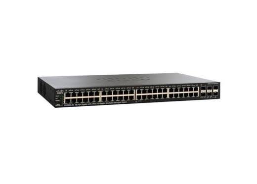 Управляемый коммутатор Cisco, 48 портов 1 Гб/с RJ-45 [SG550X-48-K9-EU]