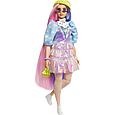 Barbie Экстра Модная Кукла Барби в шапочке GVR05, фото 3