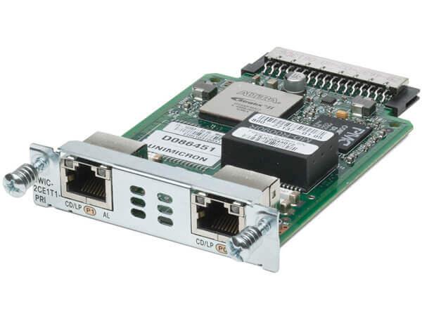 Интерфейсный HWIC модуль Cisco [HWIC-2CE1T1-PRI=]