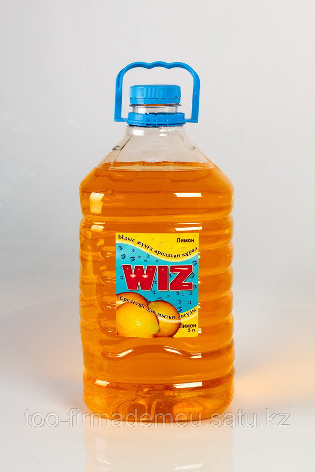 Средство для мытья посуды "WIZ" с ароматом лимона 5,0л. - фото 1 - id-p10524399