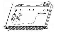 Коммутационная панель AMP, 24xSC-SC Duplex, MM [4-1206343-4]