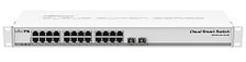 Коммутатор Cloud Smart Switch, 24 x GE, 2 x SFP+ [CSS326-24G-2S+RM]