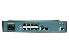 Ethernet-коммутатор Maipu, 8x10/100M, PoE+ [SM3100-9TP-AC]