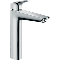 Hansgrohe Logis жоғары шүмегі және су т гетін жинағы бар раковина шүмегі, хром (71090000)