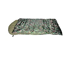 Спальный мешок INUK CAMO (2,27кГ)(218х114+38см)(-30ºC)(камуфляж) - c внутренним одеялом