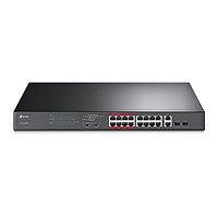 Коммутатор TP-Link, 16xFE PoE+, 2xSFP [TL-SL1218MP]