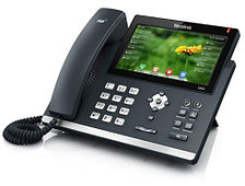 IP-телефон Yealink, 16 x VoIP, 2 x GE, 7" LCD, PoE [SIP-T48S]